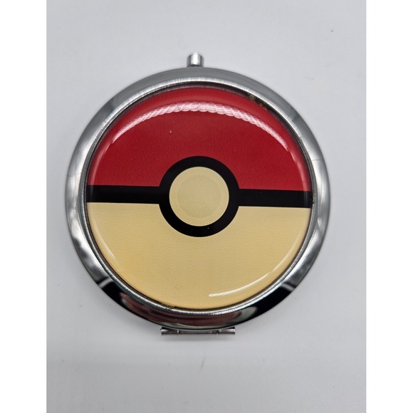 Pokemon Pokeball Compact Mirror Anime Pocket Makeup Cosmetic Round - Picture 1 of 11